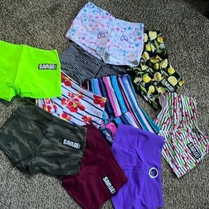Savage women’s short great condition some are brand new mostly all size medium!